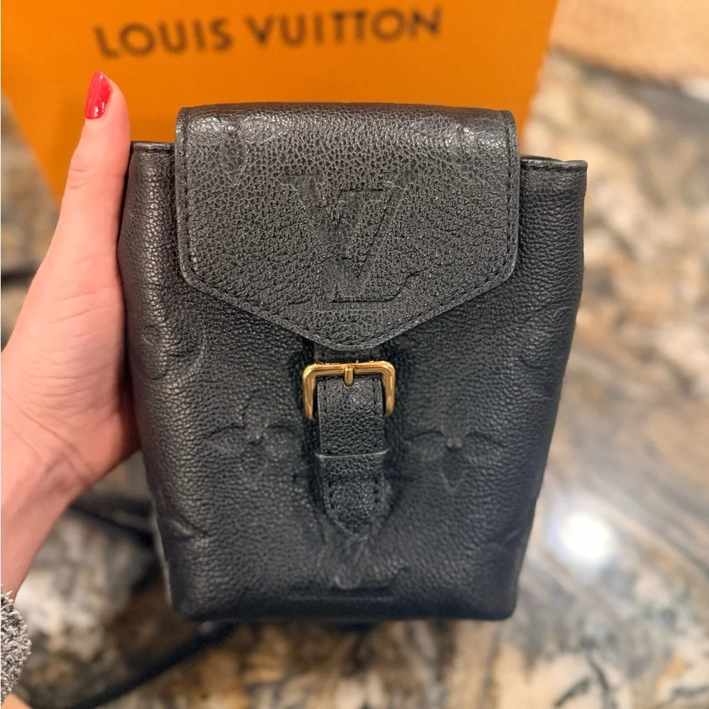Louis Vuitton Black Leather Mini Bag - Picture 2 of 9
